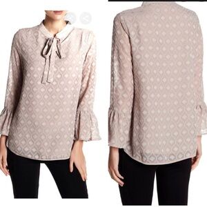Catherine Malandrino neck tie top